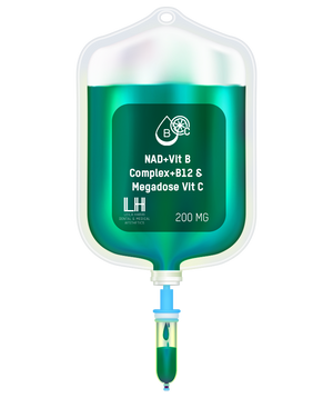 NAD With 200 mg + High quality Vitamin B Complex + B12 & Megadose Vitamin C