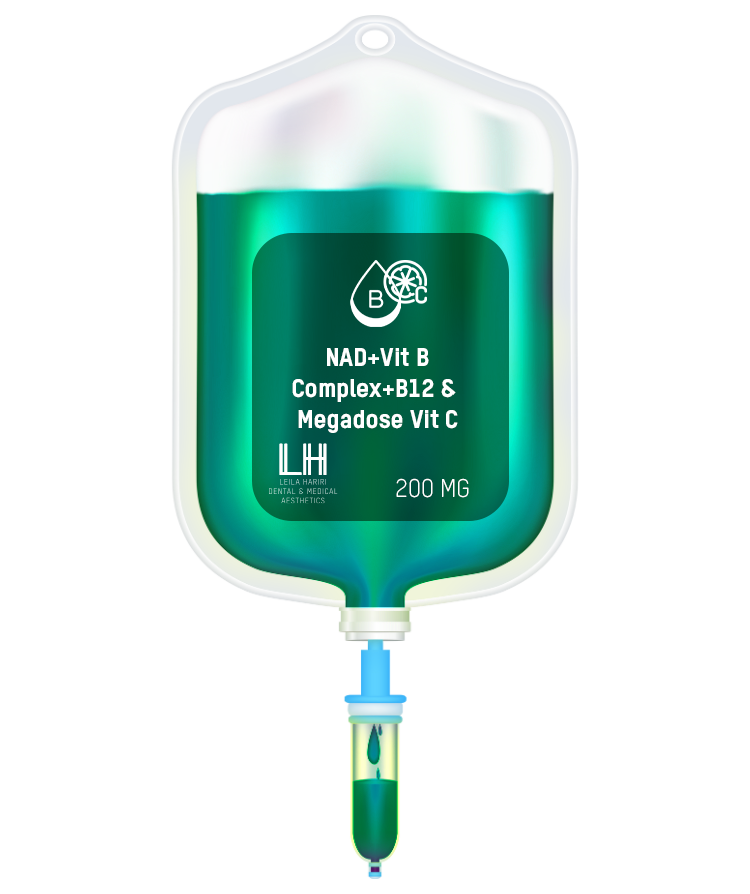 NAD With 200 mg + High quality Vitamin B Complex + B12 & Megadose Vitamin C