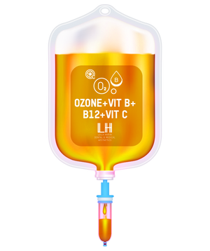Ozone + Large Dose of Vitamin B Complex + B12+ Vit C