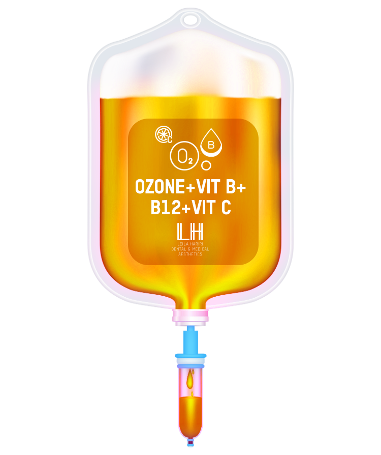 Ozone + Large Dose of Vitamin B Complex + B12+ Vit C